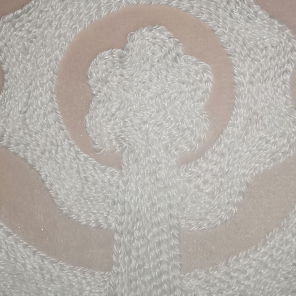 hometrends Coussin Décoratif Médaillon Blush