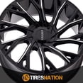 thumbnail image 5 of 20x9 Cruiser Alloy 925MB Cutter Blk Machine Wheel 5x115/5x5.5 (15mm), 5 of 5