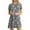 #7-Gray, variant on Pntutb Womens,Fashion Women's Casual Short Sleeve O-Neck Printed Ladies Loose Mini Dress Clothes