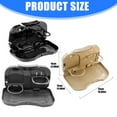 thumbnail image 3 of Foldable Car Seat Back Tray With Cup Holder Organizers For Snacks Drinks Meals Office Work Travel Commuting, 3 of 9
