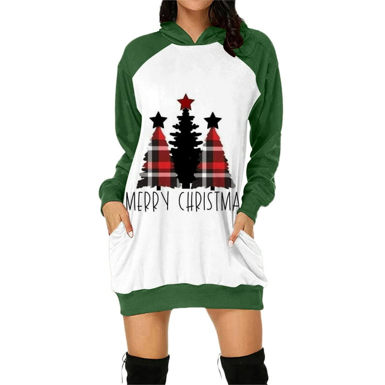 womens sales today clearance prime only Christmas Sweater Women rendy Loose  Casual Back Love Your Self Printed Hoodie Trendy Ladies Plus Size Tops Free  People Duoes Mint Green at  Women's Clothing