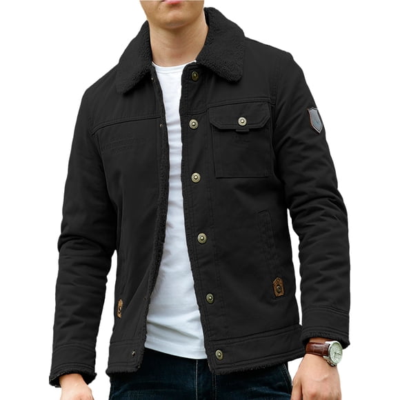 Chamarra Para Hombre Shendy Vendy de Invierno Con Peluche