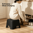 thumbnail image 5 of Gumesh Plastic Step Stool -Lightweight Household Mini Stool, 250lb Capacity Non-Slip Bathroom/Kids Stool, Stackable & Easy Clean, 5 of 7