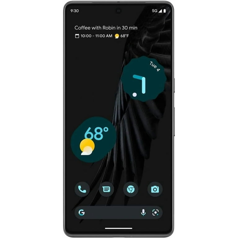 New Google Pixel 7 128GB Smartphone, Obsidian, Unlocked