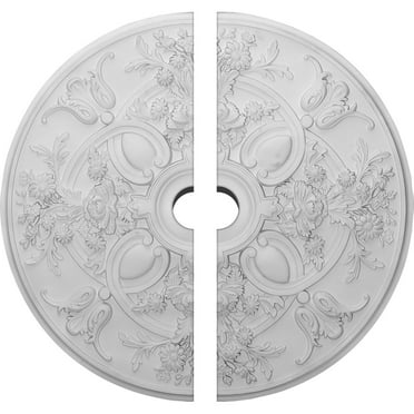 31 1/4"OD x 3 1/2"ID x 2 1/4"P Baile Ceiling Medallion, Two Piece (Fits Canopies up to 6")