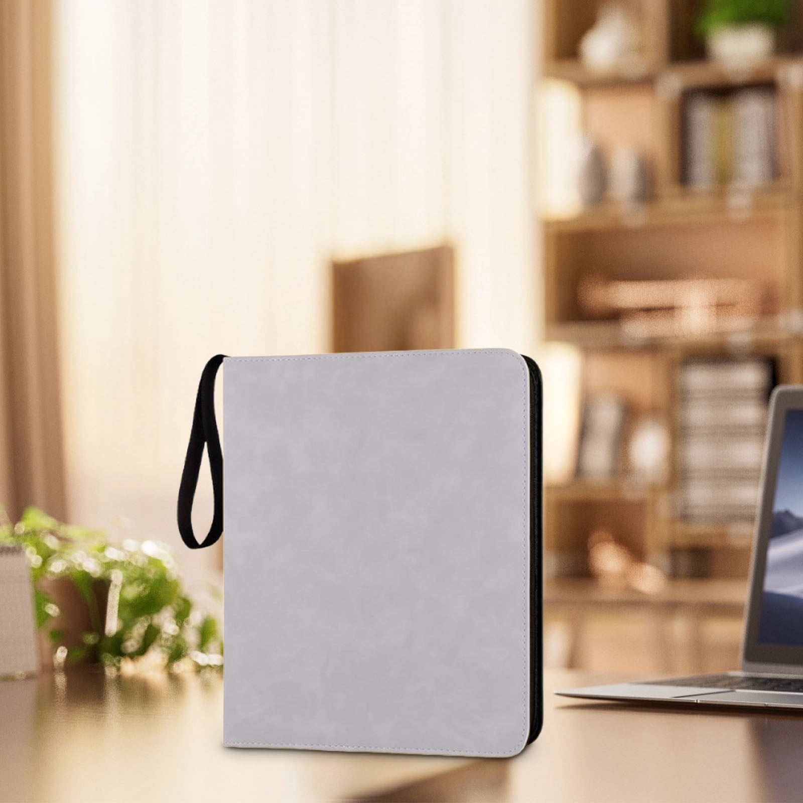 JingChun 900 Pockets Trading Card Binder, Baseball Card Binder Sleeves with Zipper, Double Sided Pockets Card Holder Carry Card Case for Baseball Card, Football Card