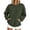 Army Green, variant on Women's Sweatshirt Relaxed Solid Crew Neck Pullover Long Sleeve Casual Basic Tops S-2XL