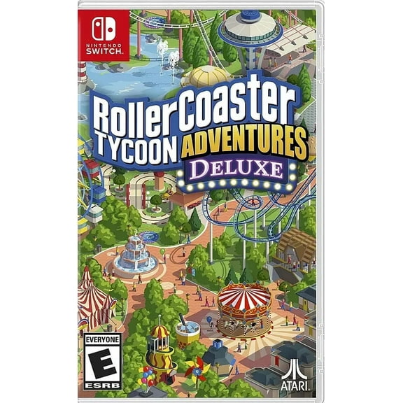 Rollercoaster Tycoon Adventures Deluxe Edition - Switch - NEW & SEALED FREE SHIP