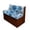Blue Mandala Floral, variant on Uorisanigo RV Dinette Cushion Covers Psychedelic Mushroom Camper Seat Covers Dinette Booth, Stretch Loveseat Sofa Furniture Protector Washable Camper Accessories Fits RV Bench Seat
