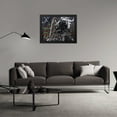 thumbnail image 3 of P Muir 24x19 Black Modern Wood Framed Wall Art Titled - Wallstreet Bull, 3 of 6