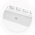 thumbnail image 3 of OUNONA 1Set Pegboard Tool Rack Steel Organizer Silver for Homeowners, 3 of 7