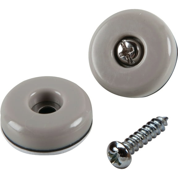 Shepherd Hardware 9453 Furniture Pad, Round, 2 in Dimensions, 75 lb, PTFE, Tan, 4/PK