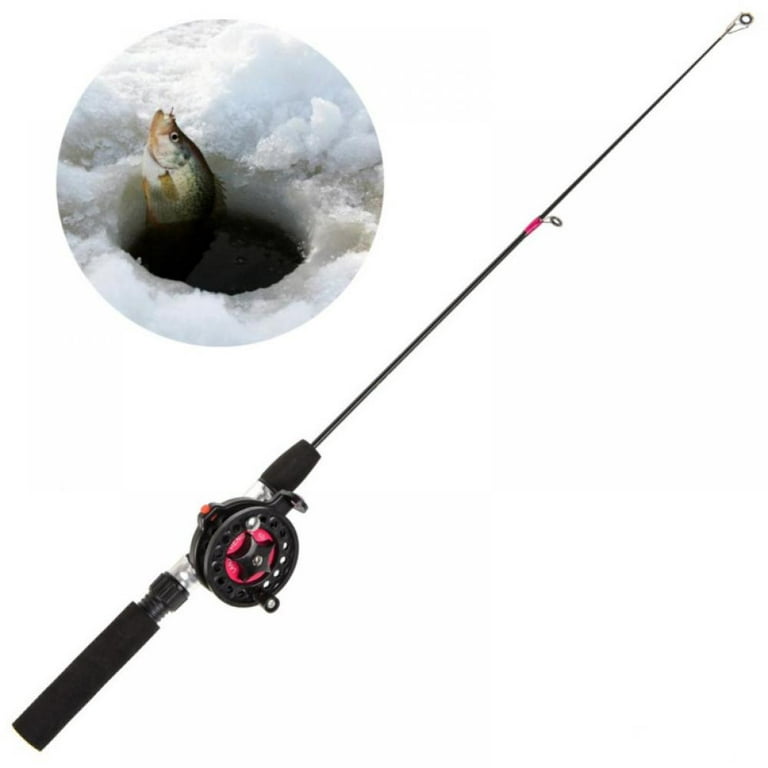 Fishing Rod Winter Ice Fishing Rods Ultra Short Telescopic Ice Fishing Rod  with EVA Handle Outdoor Fishing Tool 