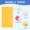 thumbnail image 3 of Uxcell Money Envelope, 100 Pcs 6.5" x 3.5" Cash Holder for Checks Coins, Deep Yellow, 3 of 6
