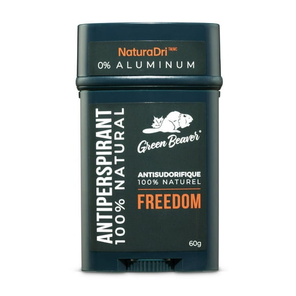 Green Beaver Antisudorifique 100% naturel - Freedom Frais Contenance 60 g