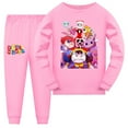 thumbnail image 4 of Ropa de dormir de dibujos animados para niños y niñas, Conjunto de pijama de manga larga, con estampado de Circo Digital, 4 of 6