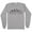 Grey, variant on Skyline Boston Massachusetts Long Sleeve Shirt Unisex Large White