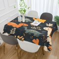 thumbnail image 2 of Yayeee Tablecloths 60" x 60" Rectangle Wrinkle Resistant Party Table Cover, Cartoon Dinosaur, 2 of 8