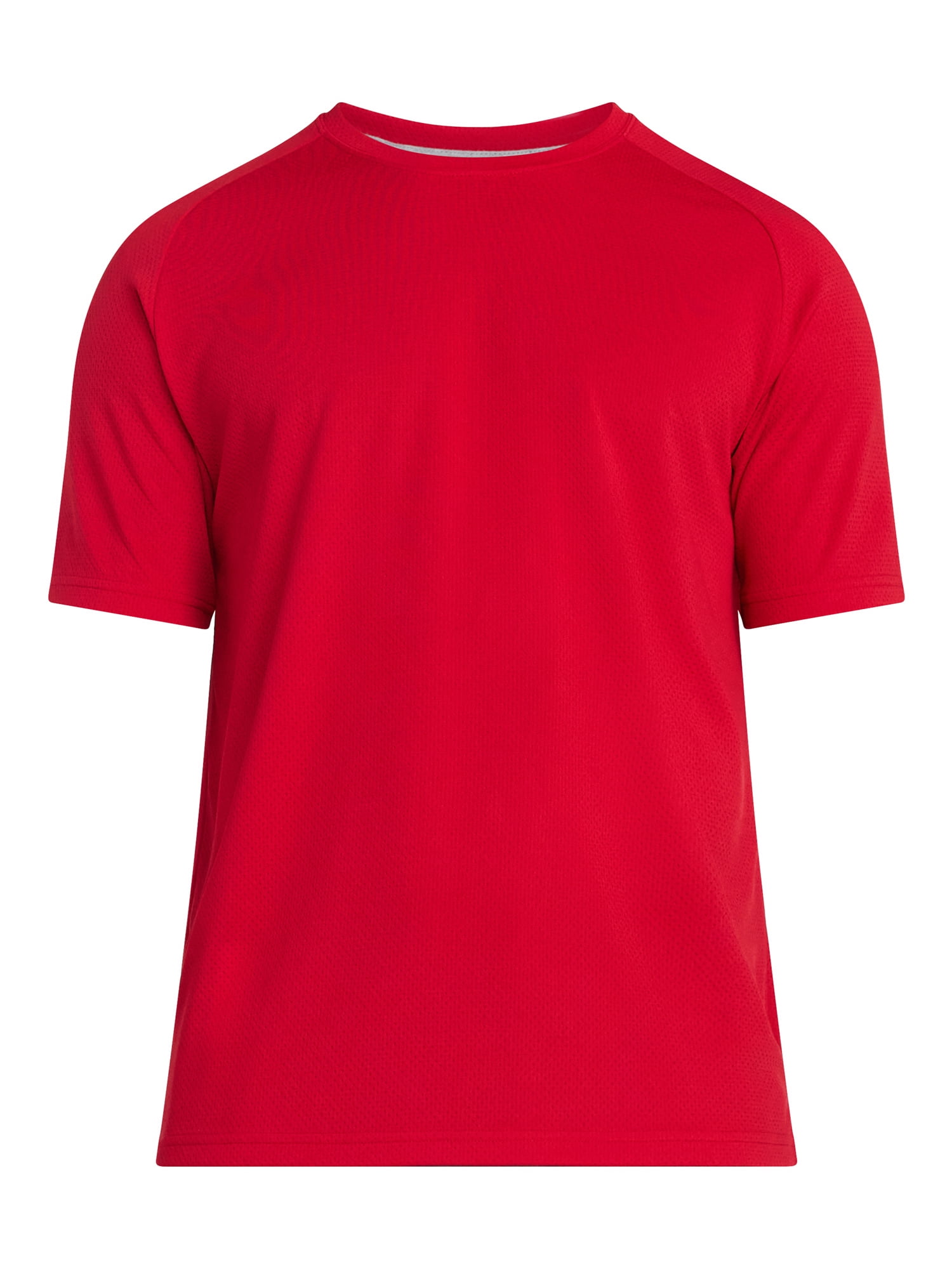 Athletic Works Men's and Big Men's DriWorks Mesh Tee with Short Sleeves, Sizes XS-5XL