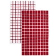 thumbnail image 3 of Mainstays Cotton Kitchen Set: Towels, Dishcloths, Oven Mitts, Potholders, Red, 8 Pieces, 3 of 7