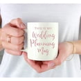 thumbnail image 3 of CTDream Wedding Party 11oz. Coffee Mug Gift, This is My Wedding Planning Mug, Faux Pink Glitter, 1-Pack, Bridal Shower Engagement Wedding Anniversary Vow Renewal Present Ideas, 3 of 7