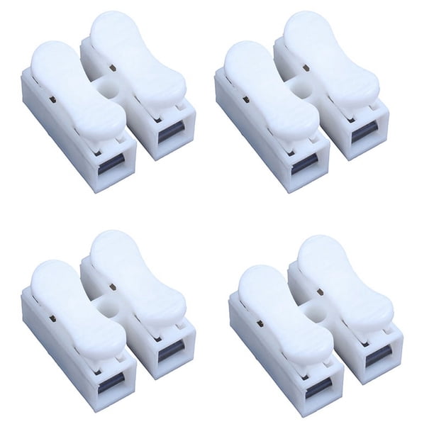 200Pcs Conector Rápido del Cable del Conector del Cable del Conector del Cable de La Ch2 para La Luz de Tira del Led