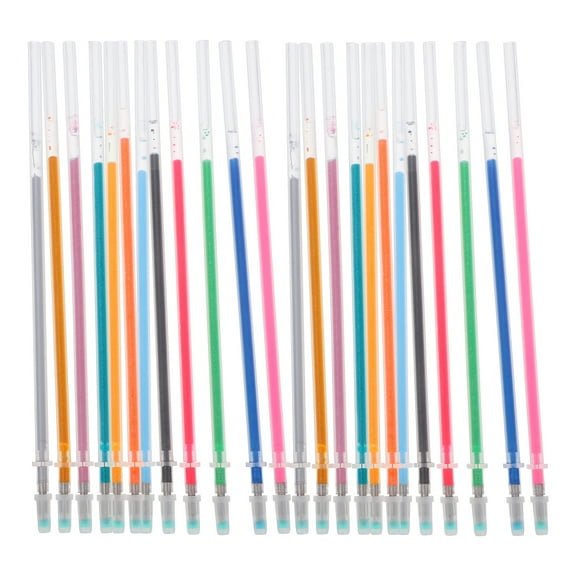 abbageba 48 Colors 0.5mm Gel Ink Pen Refills Glitter Neon Set Craft Drawing Painting Coloring Books Gift