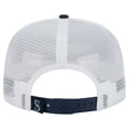thumbnail image 4 of Men's New Era  Navy Seattle Mariners 9FIFTY A-Frame Trucker Snapback Hat, 4 of 6