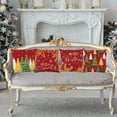 thumbnail image 3 of Christmas Decorations - Christmas Pillow Covers 18 x 18 Inches Set of 4,Xmas Tree Throw Pillow Cases Winter Holiday Decor for Sofa Living Room, 3 of 6