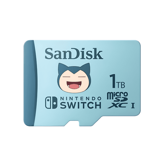 Memoria SanDisk 1 TB microSD UHS-I Nintendo Switch Pokémon azul cielo 1.09