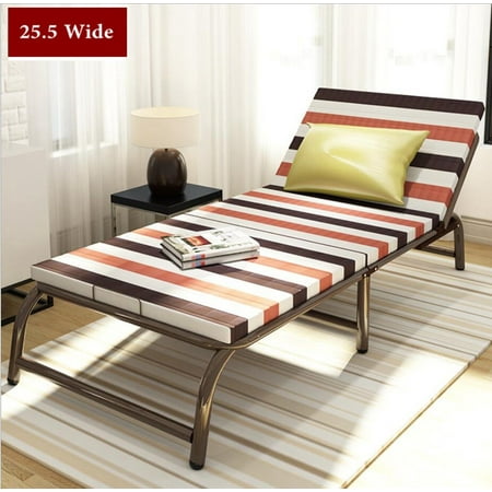 Portable Folding Bed With Frame Guest Bed Mattress Bedding Cot Day Night