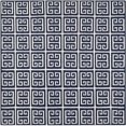thumbnail image 1 of Safavieh Dhurries Navy Contemporary Rug - Square 7', 1 of 2