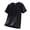 Black, variant on Men's Crew T-Shirt,Light Weight Dry-Fit Moisture Wicking Active Athletic Performance