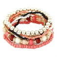 thumbnail image 3 of Ayyufe Boho Bracelets Pack Of 7 Women Boho Bohemian Mix Multilayer Elastic Beaded Bracelets for Banquet Party, 3 of 8