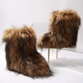 thumbnail image 3 of Women Stylish Winter Boots - Personalized Cute Design with Warmth & Comfort, Mid-Length Snow Boots, 3 of 7