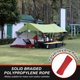thumbnail image 5 of Uxcell Cuerda de Polipropileno de 3/8 Pulgadas y 100 Pies, Cuerda Utilitaria Trenzada Sólida para Camping, Soga para Bandera, Cuerda de Tender, Exterior, Rojo/Negro/Blanco, 5 of 6