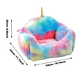 thumbnail image 2 of Fluffy Plush Dog Cat Pet Couch Soft Calming Sofa Bed For Medium Small Cats And Dogs Thickening Small Pet Winter Warm Sleeping Pad Feature, 2 of 2