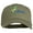 Olive, variant on USA State Utah Flower Sego Lily Embroidery Organic Cotton Cap - Red OSFM