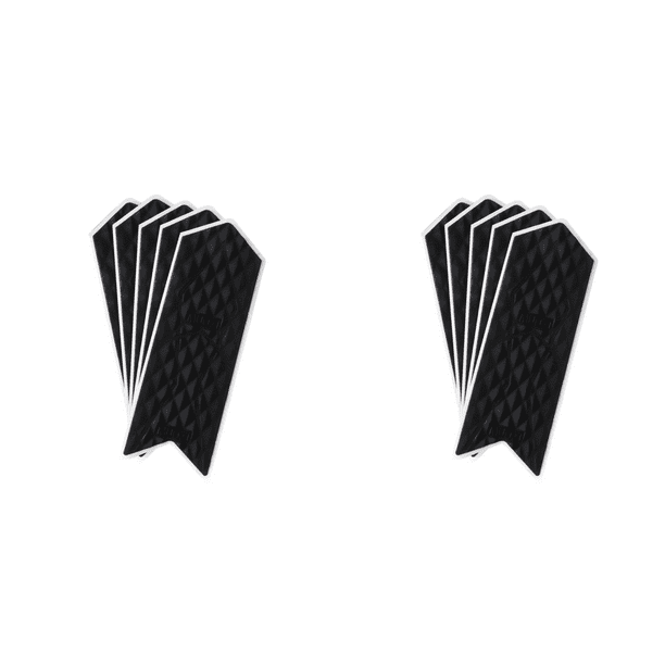 2uds. Protector de cadena para cuadro de bicicleta, pegatina antiarañazos, cubierta protectora, negro, 5 uds.