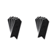 thumbnail image 1 of 2uds. Protector de cadena para cuadro de bicicleta, pegatina antiarañazos, cubierta protectora, negro, 5 uds., 1 of 2