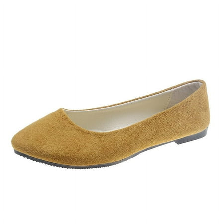 Womens Flats Shoes Portable Pumps Ballet Flat Slip-on Ballerina Pumps Shoes Ladies Loafers Christmas Halloween Gift