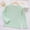 Mint Green, variant on Girls T Shirt Girls Thermal Shirt Purple Long Sleeve Tshirt Girls Casual Crewneck Basic Tees Fall Winter Clothes Little Girls Shirts 8-9 Years