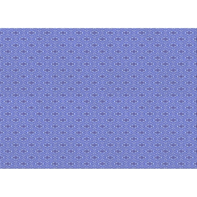 Ahgly Tapis Rectangulaire Lavable en Machine Intérieur Transitionnel Bleu Denim, 5 Pieds x 7 Pieds