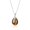 Tiger's Eye, variant on COAI 925 Sterling Silver Chain Semi Precious Gemstone Malachite Teardrop Pendant Necklace