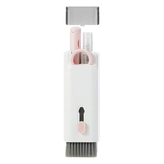 JWshufel Multifunctional Cleaning Brush for Electronics Computer Keyboards Earphones Phones Game Controllers Ergonomic Design Soft Bristles Effective Stubborn Dirt Removal Compact Size