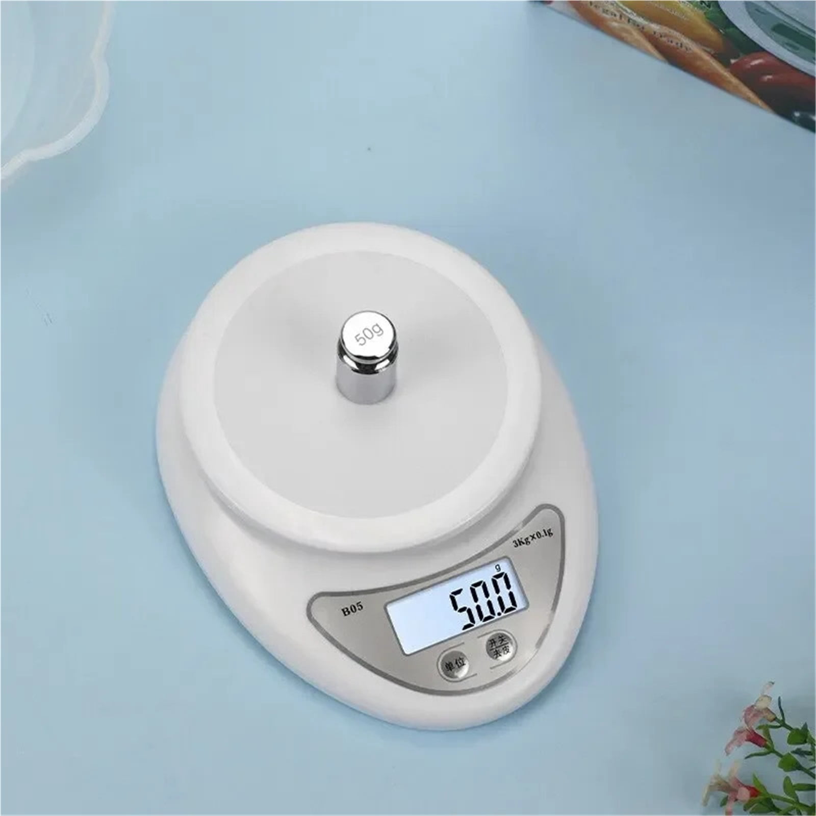 1pc 5kg LED Portable Digital Scale Scales Food Balance Measuring Weight Kitchen Electronic Scales Small Scale Weighing in Grams