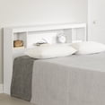 thumbnail image 1 of South Shore Fusion Full Bookcase Headboard, in Pure White, 1 of 10