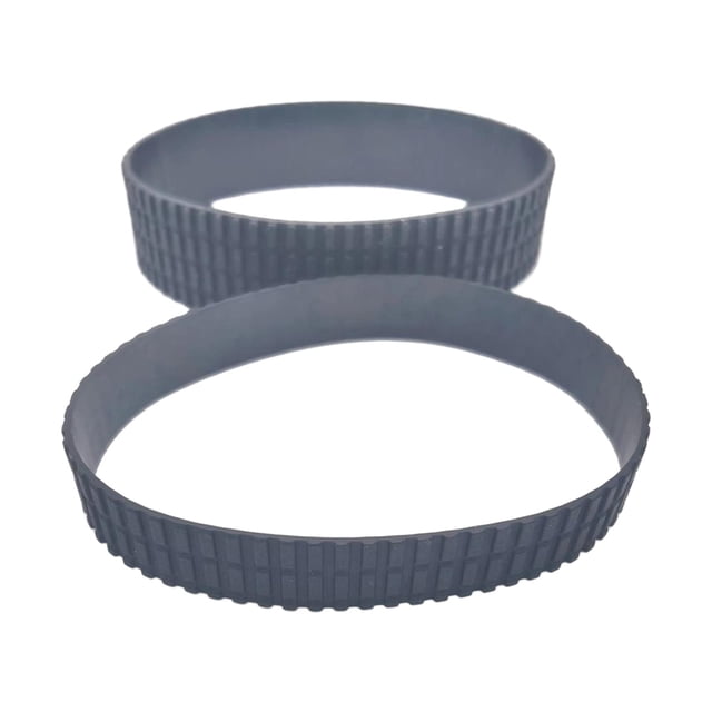 2x Lente de cámara Empuñadura de goma Cubierta Anillos Kit Accesorios Reemplazo Duradero Profesional Fácil de instalar Práctico para 24-85mm II