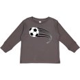 thumbnail image 3 of Inktastic Soccer Ball Boys or Girls Long Sleeve Toddler T-Shirt, 3 of 5