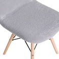 thumbnail image 6 of Flash Furniture Zula Collection Furry Chair, Gray Fabric, 6 of 10